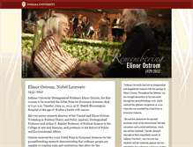 Tablet Screenshot of elinorostrom.com